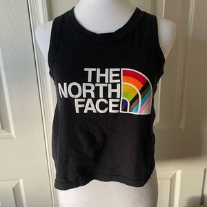The North Face Black Tank with Rainbow Arc Logo